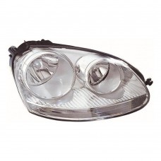 Volkswagen Golf 2006-2010 Chrome Inner Halogen Head Lamp Unit Driver Side